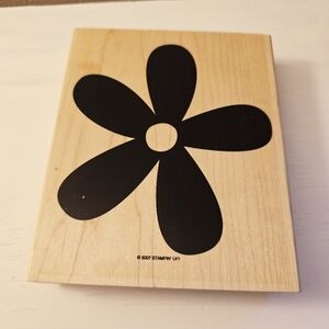 Stampin' Up! Black Flower Design Stamp